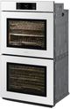 Samsung Bespoke 30" White Glass Double Electric Wall Oven-0
