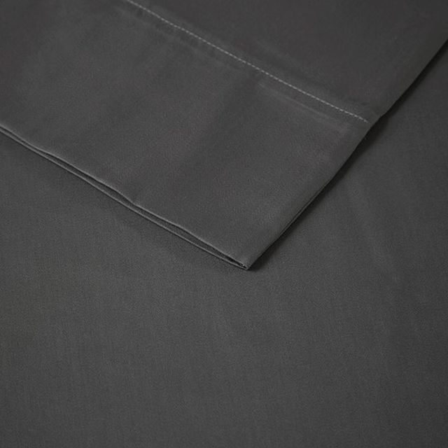 Olliix by Madison Park Charcoal Queen 1500 Thread Count Cotton Rich Sheet Set-2