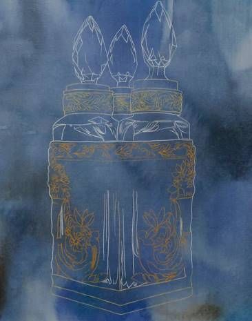Stylecraft Blue/Brown/White Wall Art-1