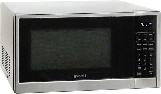 Avanti® 1.3 Cu. Ft. Black/Stainless Steel Countertop Microwave-2