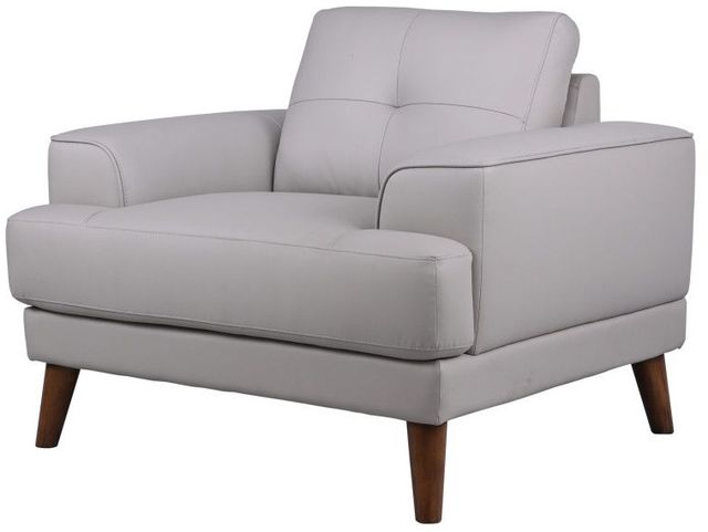 Porter International Designs Anzio Cream Leather Chair-1