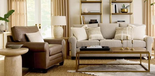 Bassett® Furniture Customizable Carolina Roll Arm Chair-4