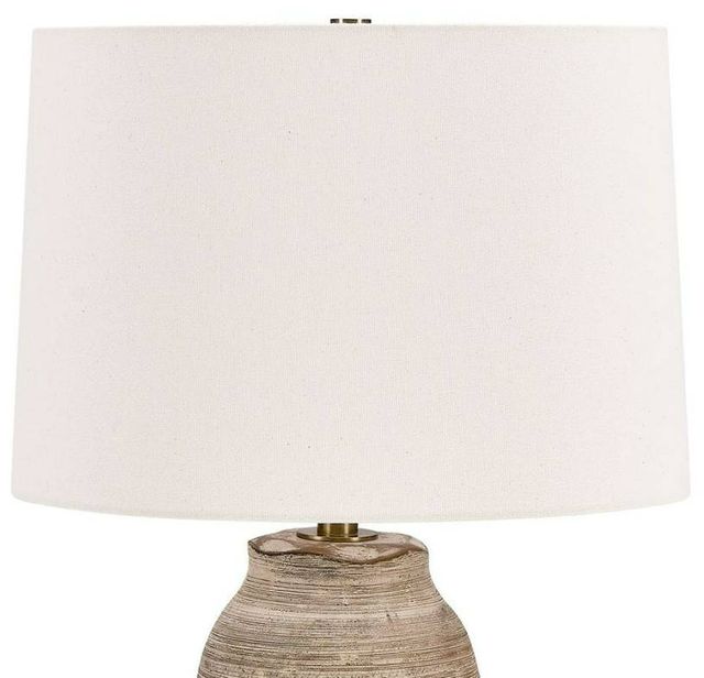 Uttermost® Tonachio Dark Brown/Light Gray Wash Table Lamp-4