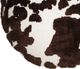 TOV Furniture Coast Chocolate Brown Tufted Round Throw Pillow-3