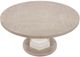 Homelegance® Lofton Light Gray Round Dining Table with White Base-2