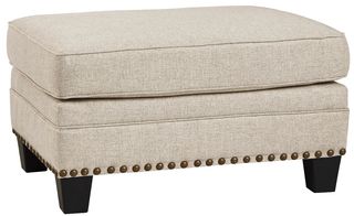 Benchcraft® Claredon Linen Ottoman
