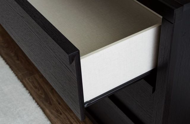 Signature Design by Ashley® Danziar Black Dresser and Mirror-1