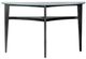 Liberty Furniture Capri Glass Top Sofa Table with Espresso Base-2