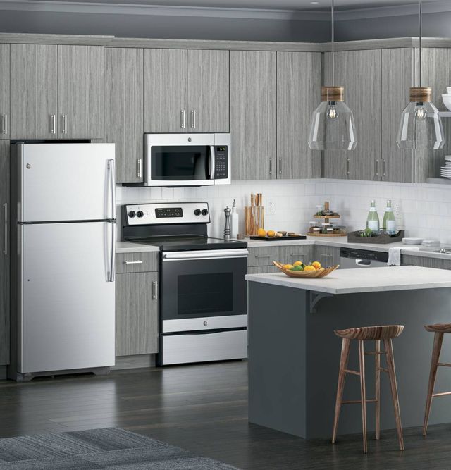 GE® 1.6 Cu. Ft. Stainless Steel Over The Range Microwave-3