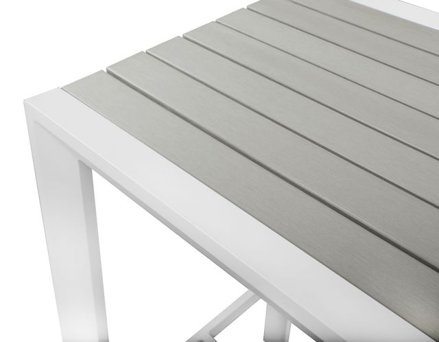 Meridian Furniture Nizuc Grey Polywood Outdoor Patio Rectangle Bar Table-3
