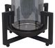 A & B Home Carina Black 11" Candle Holder-2