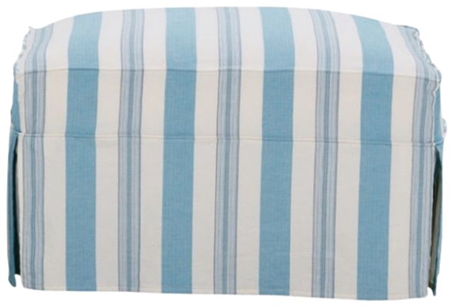 Rowe® Customizable Cindy Slipcovered Ottoman-0