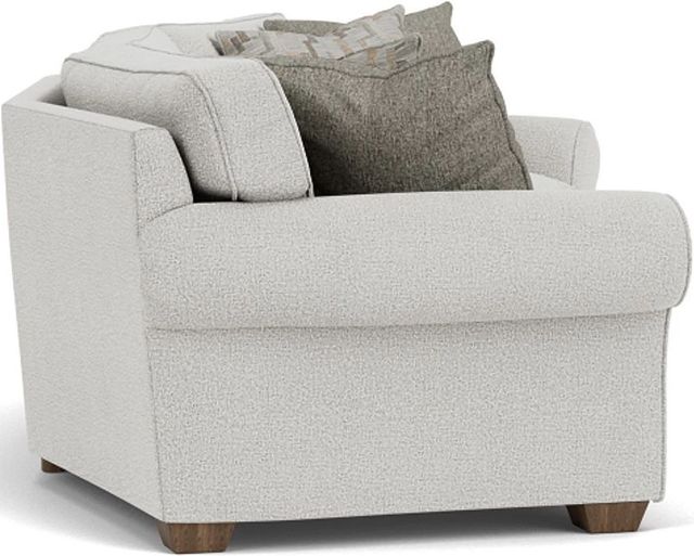 Flexsteel® Vail Silver Glacier Conversation Sofa-2