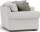 Flexsteel® Vail Silver Glacier Conversation Sofa-2