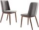 Armen Living Wade 2-Piece Gray Dining Chairs-4