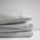 Olliix by Beautyrest Grey Full 400 Thread Count Wrinkle Resistant Cotton Sateen Sheet Set-2