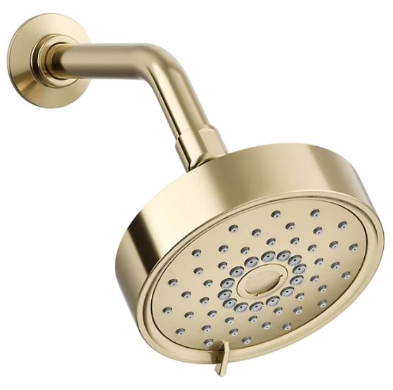 KOHLER® Purist® Vibrant French Gold 2.5 GPM 3-Function Showerhead-0
