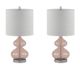 Olliix by 510 Design Ellipse 2 Pink Table Lamp Set-0