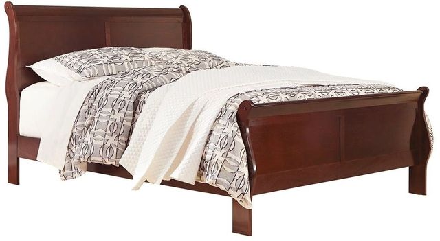 Signature Design by Ashley® Alisdair 2-Piece Dark Brown California King Sleigh Bed Set-1