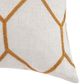 Olliix by Madison Park Brooklyn Spice 20x20" Metallic Geo Embroidered Pillow Pair-1