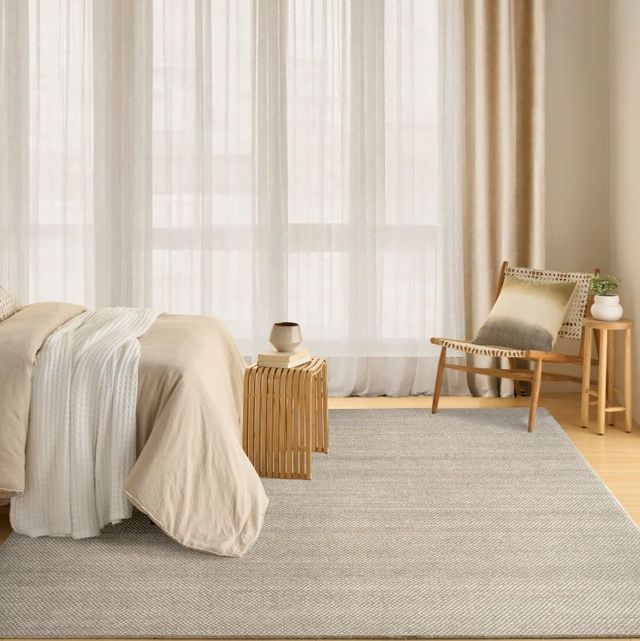 Nourison Home™ Pure Rows Gray/Ivory 5'x7' Area Rug-3