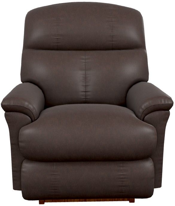 La-Z-Boy® Reed Tobacco Leather Power Rocking Recliner with Headrest-1