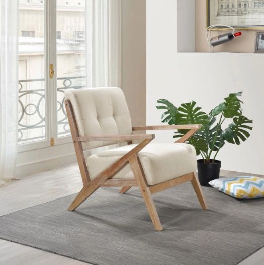 Homelegance® Ollen Sand Accent Chair-1