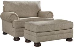 Signature Design by Ashley® Kananwood 2-Piece Oatmeal Living Room Chair Set