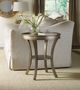 Hooker® Furniture Sanctuary Mirrored Top Accent Table with Visage Base-1