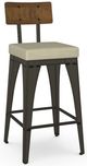 Amisco Customizable Upright Upholstered Counter Stool-0