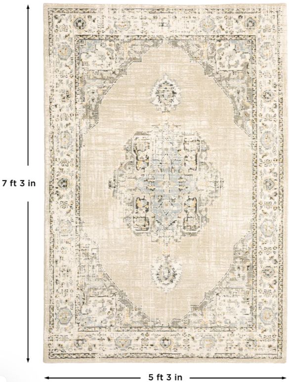 Oriental Weavers™ Andorra 5'x7' Style 35 Area Rug-2