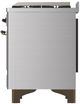 Ilve® Majestic III 48" Stainless Steel Pro Style Dual Fuel Liquid Propane Range with Griddle and Burnished Trim-4