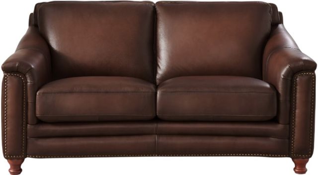 Hydeline® Belfast Caramel Brown Loveseat-0