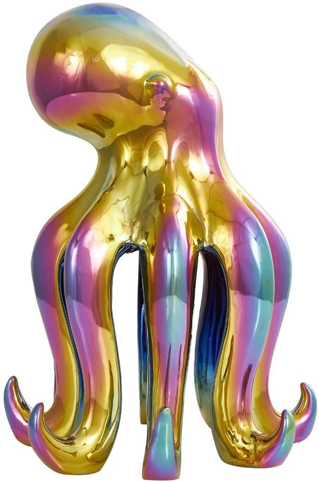 Deco Marche Multi Colored Octopus Sculpture-1