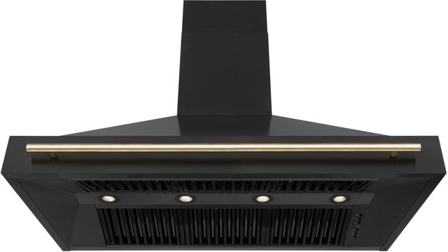 ZLINE Autograph Edition 48" Black Stainless Steel Wall Mounted Range Hood-2
