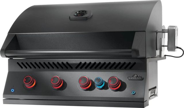 Napoleon 700 Series 5-Burner Matte Black Built-In Liquid Propane Grill with Infrared Rear Burner-2