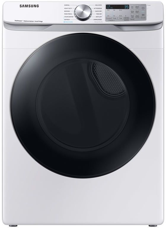 Samsung 7.5 Cu. Ft. White Front Load Electric Dryer-0