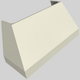 Vent-A-Hood® Designer Series 60" Biscuit Wall Mounted Range Hood-4