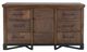 International Furniture Direct Walnut Brown Dresser-1