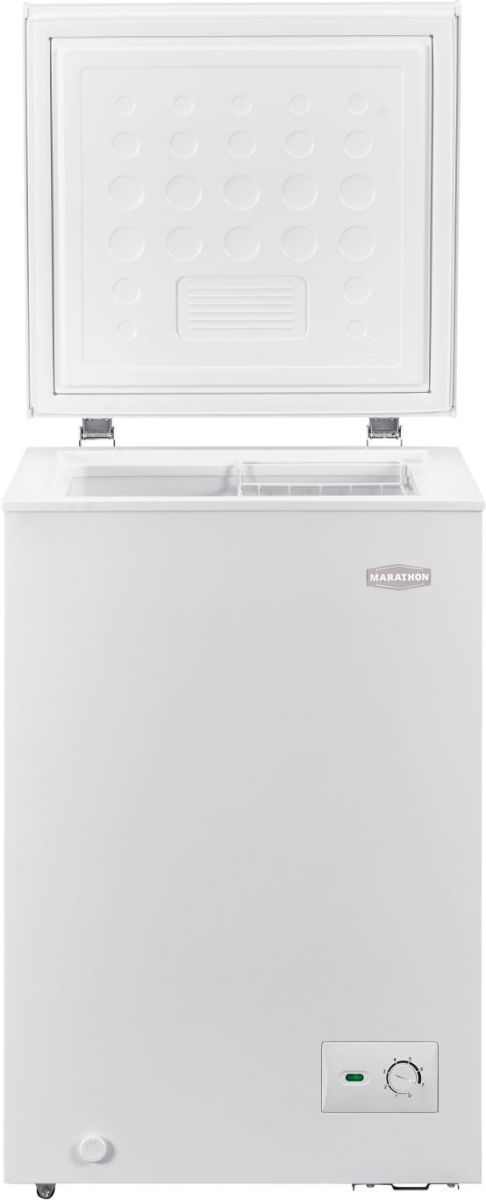 Marathon® 28" 5 Cu. Ft. White Chest Freezer-2