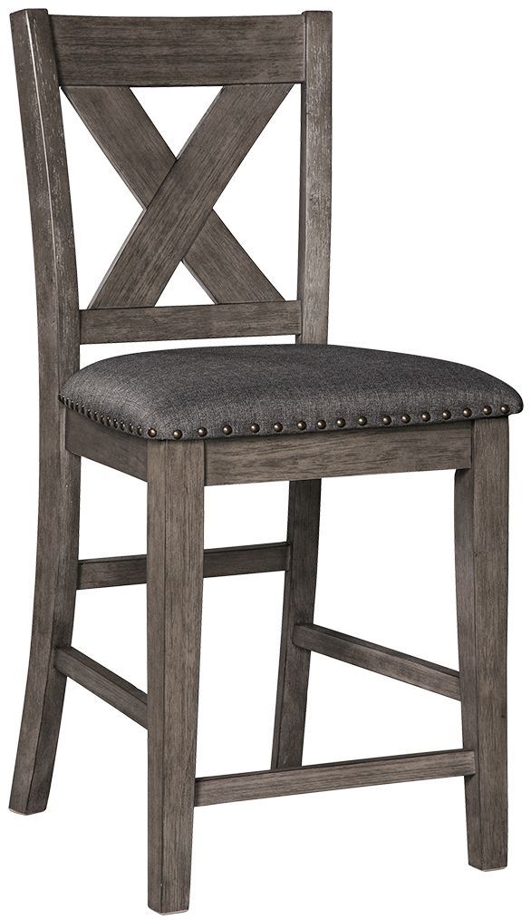 Signature Design by Ashley® Caitbrook 5-Piece Gray Counter Height Dining Set-2