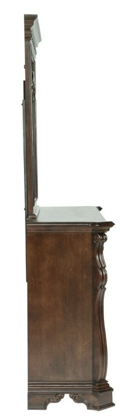 Liberty Furniture Arbor Place Brownstone Dresser and Mirror-3