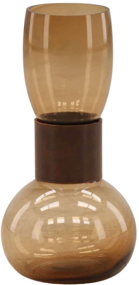 Dovetail Furniture Rosmere 2-Piece Brown Vase Set-2