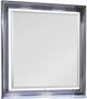 Global Furniture USA Ylime Smooth White Mirror-1
