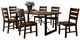 Furniture of America® Dulce 7-Piece Walnut Dining Table Set-0