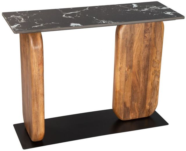 Zuo® Modern Pemba Black/Brown Console Table-3