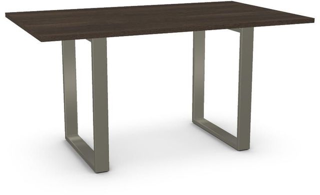 Amisco Customizable Burton 60" Birch Veneer Table-0