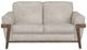 International Furniture Direct Loft Ivory/Brown Loveseat-1