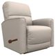 La-Z-Boy® Cade Oyster Leather Manual Rocking Recliner-0