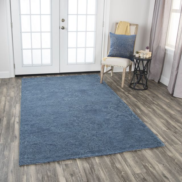 Rizzy Home Fifth Avenue Blue 9' x 12' Rug-2